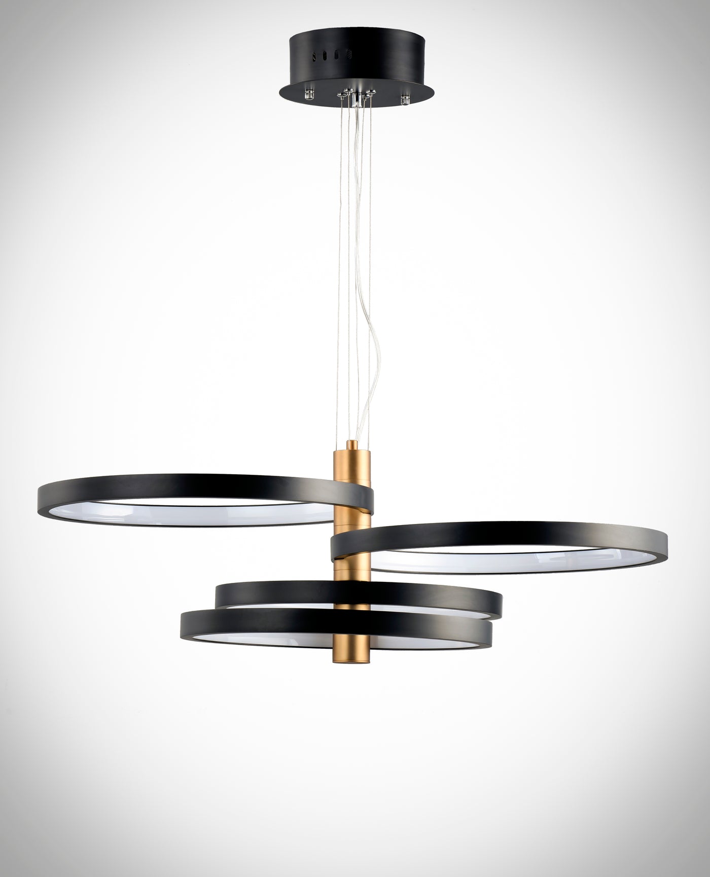  Hoopla LED Pendant E24326-BKGLD Suspension Pendant