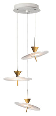 Circuit LED 3-Light Pendant