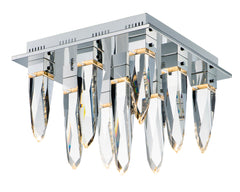 Quartz LED 9-Light Flush Mount
