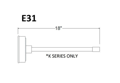 K1 Series LED Sign Light, Multiple Finishes and Mounting Arms Available