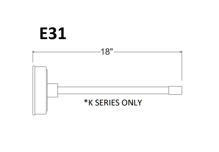 K2 Series LED Sign Light, Multiple Finishes and Mounting Arms Available