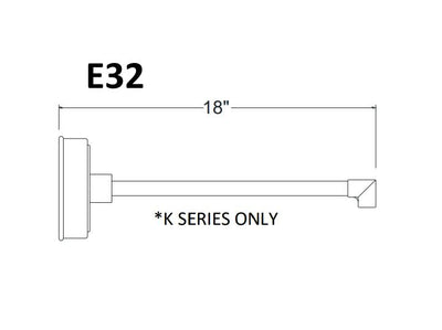 K2 Series LED Sign Light, Multiple Finishes and Mounting Arms Available