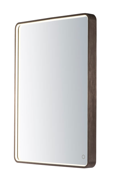  LED Rectangular Mirror E42014-90BRZ Decor