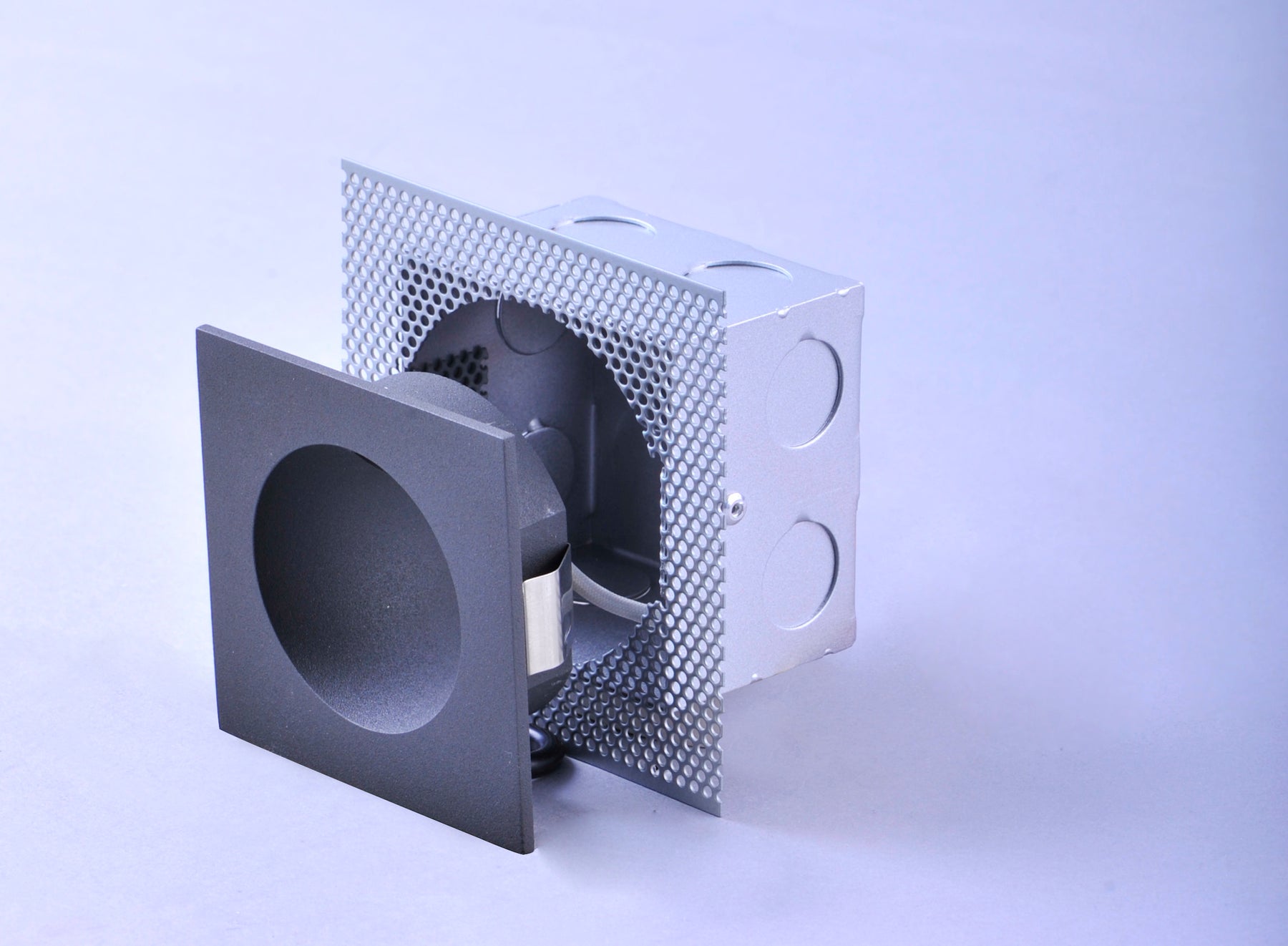 Metal Rought In Box Rough in Box Stairway Lighting Machined Aluminum | Warehouse-Lighting.com