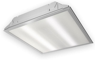 2'X2' LED Lensed Troffer, Grid Mount, 40 Watt