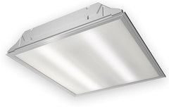 2 x 2 Foot LED Lensed Troffer, Grid Mount, 40 Watt