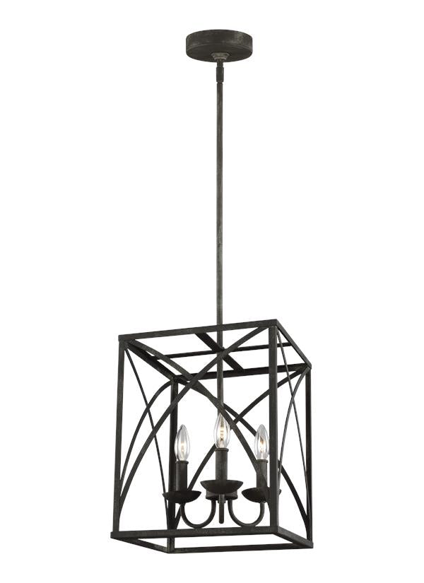 F3196/3IO, Small Three Light Hall / Foyer , Greenbrier Collection