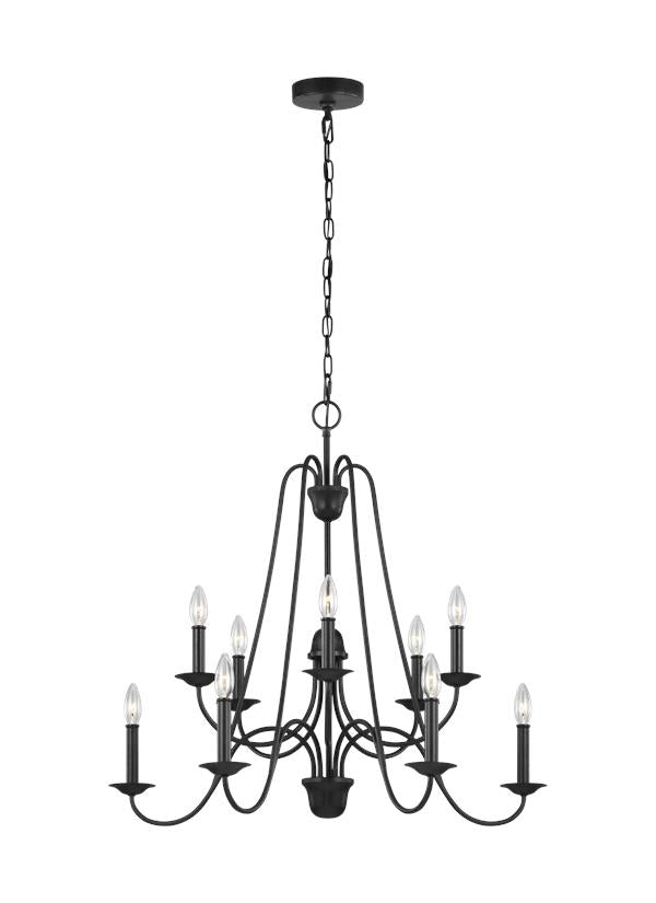 F3206/10AF, Ten Light Chandelier , Boughton Collection