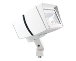 LED Flood Light, 80W, 120-277V, White Finish