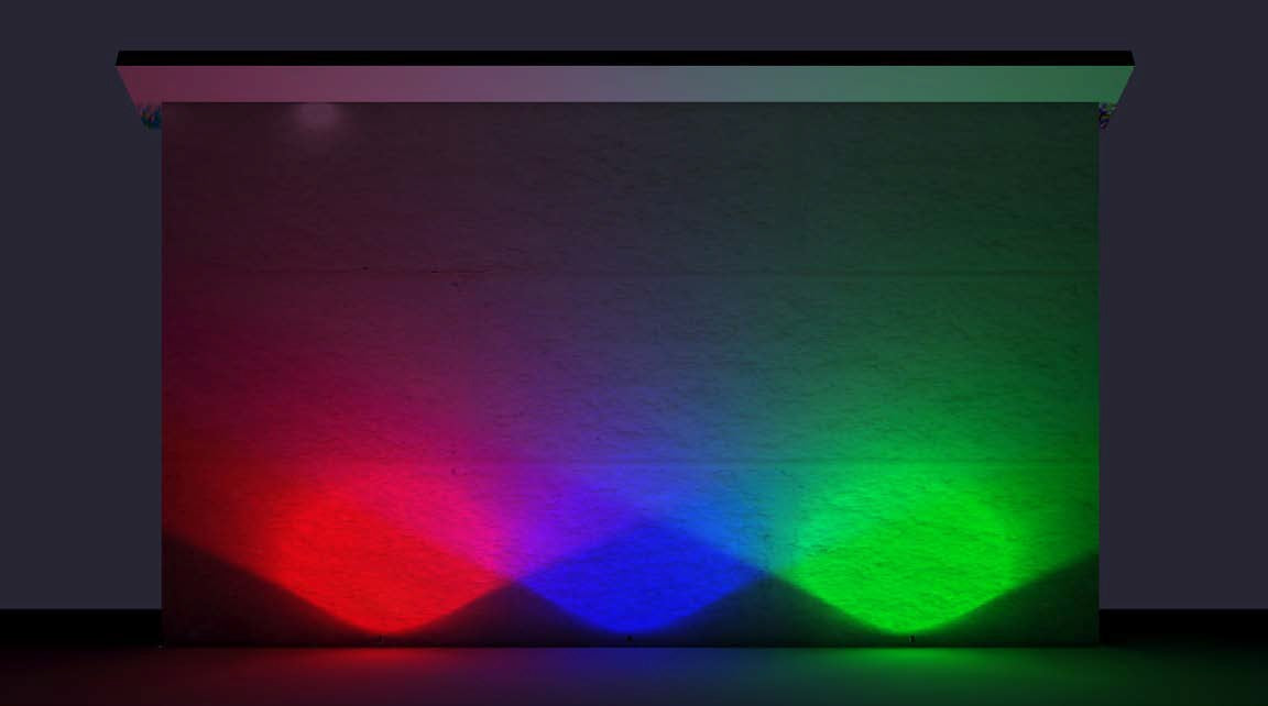 LED Static Color Flood Light, 20 watt, Blue, Green, Red or Amber CCT