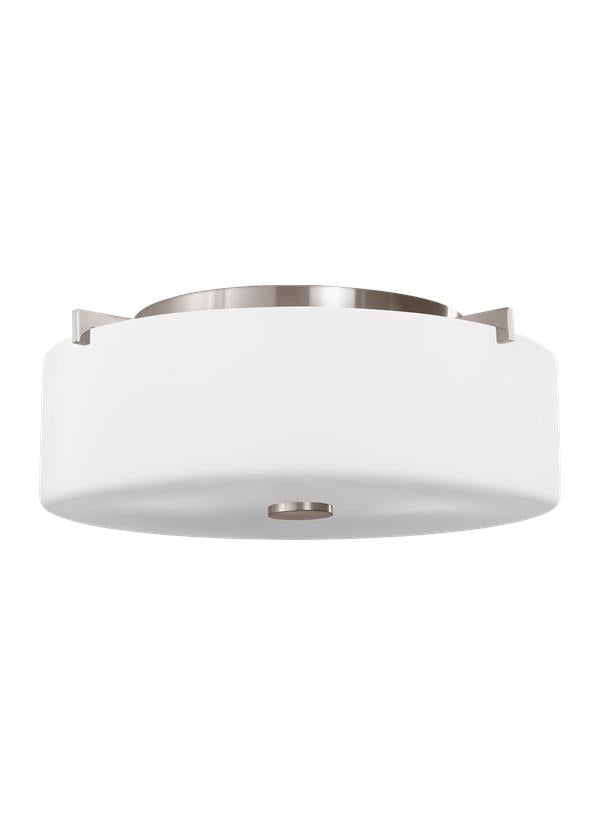 FM313BS, Small Two Light Flush Mount , Sunset Drive Collection