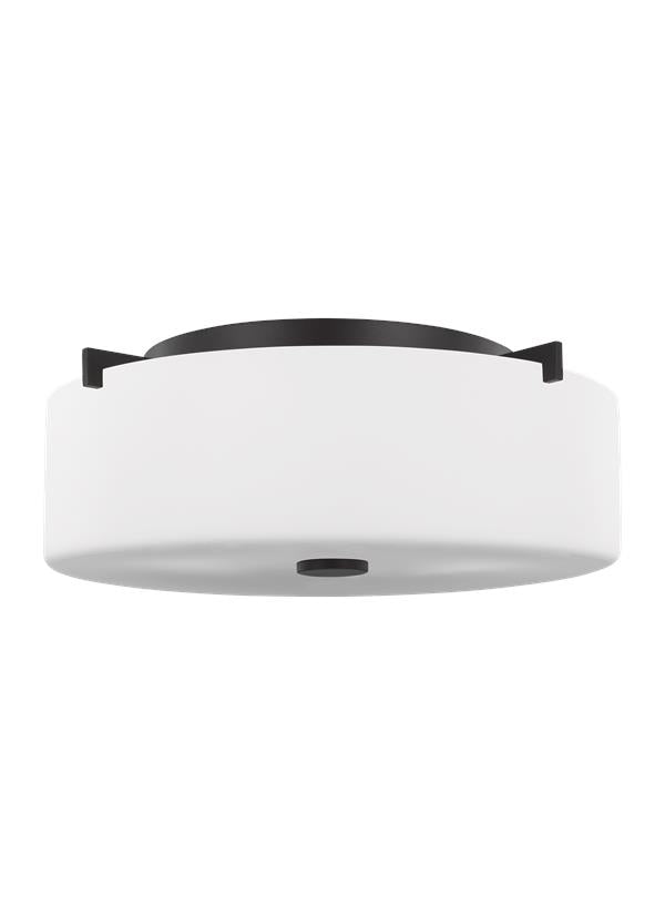 FM313ORB, Small Two Light Flush Mount , Sunset Drive Collection