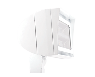 LED Flood Light, 125W, 120-277V, White, Slipfitter Mount