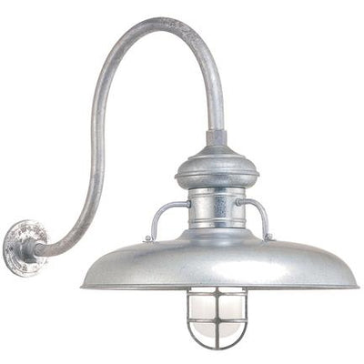 12" Shade Hi-Lite Gooseneck, Milkman Collection, H-7512 Series (Available in Multiple Color Finishes)