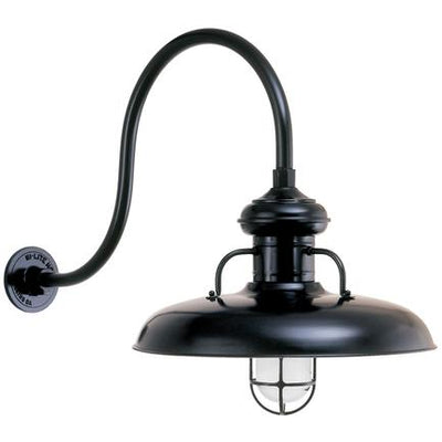 16" Shade Hi-Lite Gooseneck, Milkman Collection, H-7516 Series (Available in Multiple Color Finishes)