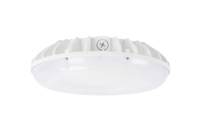 LED Canopy Light, 30W, 45W or 60W, 3600-7100 Lumens, 4000K or 5000K, Dimmable, DLC 5.1 Premium, 120-277V