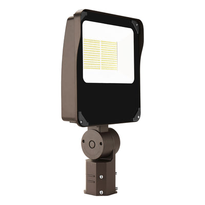 LED Flood Light, 90W, 14500 Lumens, 120-277V, CCT Selectable, Dark Bronze