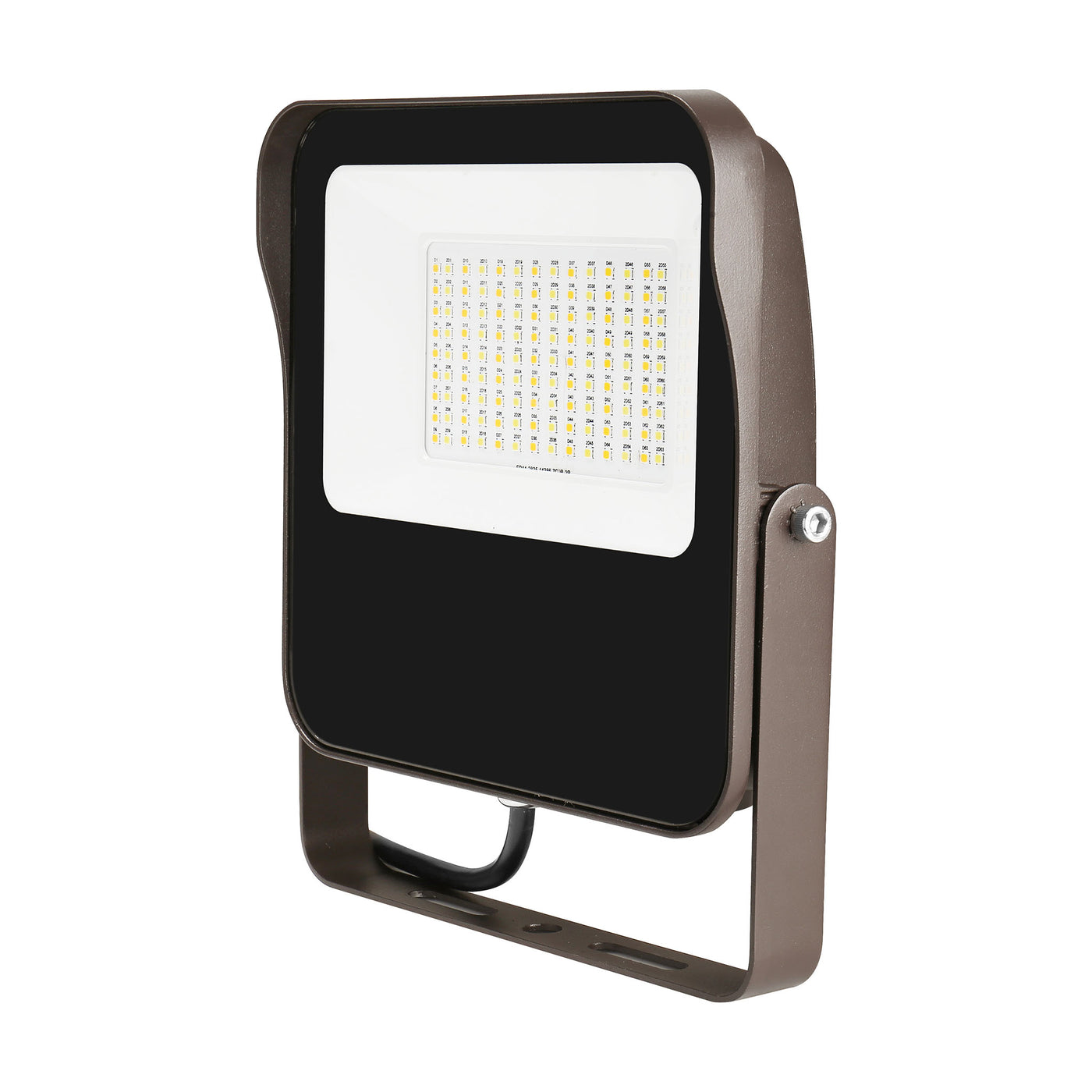 LED Flood Light, 40W, 6000 Lumens, 120-277V, CCT Selectable, Dark Bronze