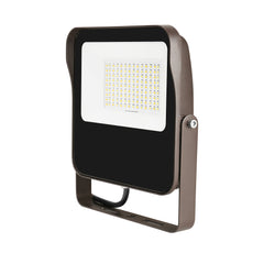 LED Flood Light, 65W, 9500 Lumens, 120-277V, CCT Selectable, Dark Bronze