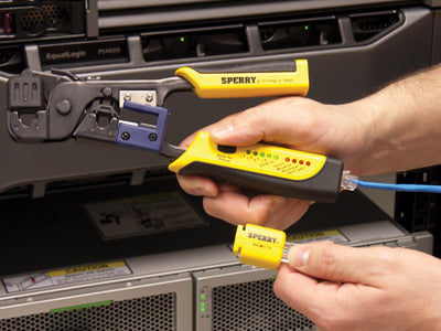 Sperry Instruments GMC-3000 Crimp-n-Test RJ45 Crimper and Tester