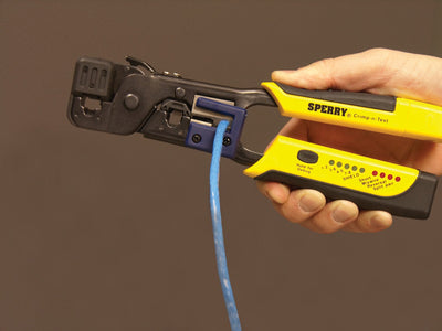 Sperry Instruments GMC-3000 Crimp-n-Test RJ45 Crimper and Tester