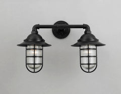 Hi-Lite Angle Vapor Tight Jar Double Sconce (Available in multiple color finishes)