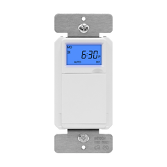 3PK Astronomic Digital In-Wall Programmable Timer Switch, Indoor and Outdoor