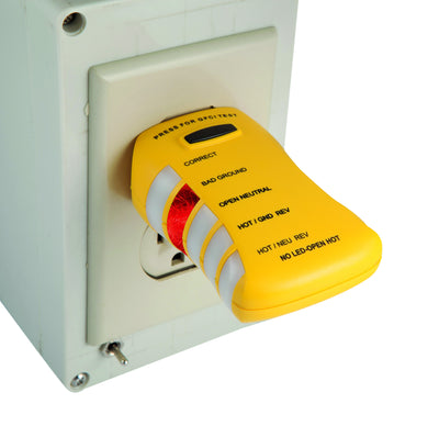 Sperry Instruments HGT6520 Stop Shock 2 GFCI Outlet Tester