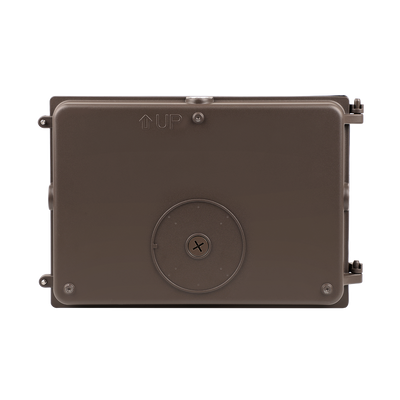 LED Full Cutoff Wall Pack, 8000 or 15000 Lumens, CCT Selectable, 120-277V, Dark Bronze Finish