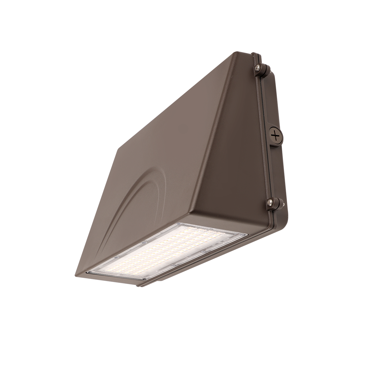 LED Full Cutoff Wall Pack, 8000 or 15000 Lumens, CCT Selectable, 120-277V, Dark Bronze Finish