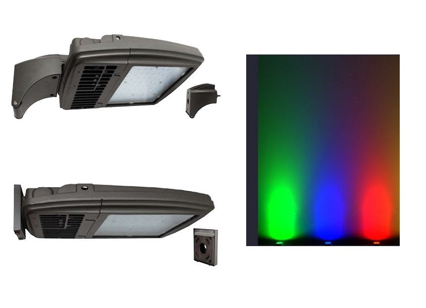 LED Static Color Small Spot Light, 87 watt, Blue, Green or Red CCT