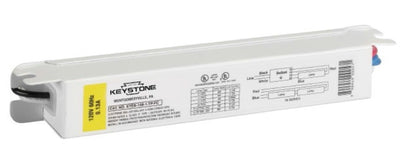 Keystone Electronic Ballast, 1, or 2 Lamps, F8T5, F6T5, F4T5, CFT7W/2G7 or CFT9W/2G7