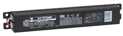 Keystone Electronic Ballast, 3 or 2 Lamps, F32T8, F25T8, F17T8 or F40T8