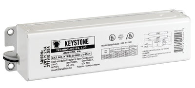 Keystone Electronic Ballast, 1 or 2 Lamps, F96T8HO, F72T8/HO, F60T8/HO or F48T8/HO