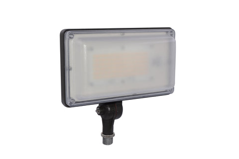 LED Flood Light, 27 Watt, 3677 Lumens, 120-277V, CCT Selectable