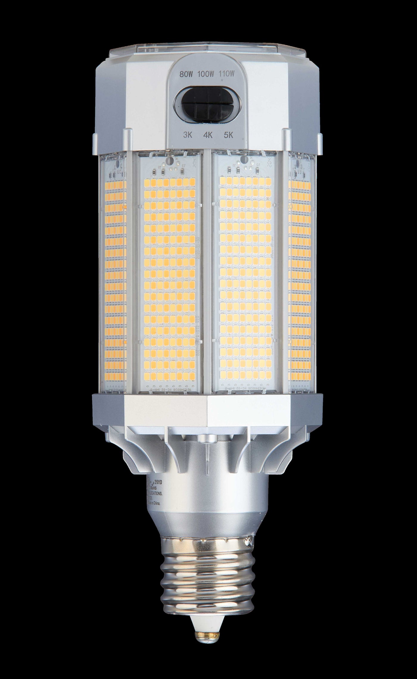LED Superflex Bollard/Post Light Retrofit, 15,730 Lumens 80W/100W/110W selectable, 120-277V CCT Selectable 3000K/4000K/5000K