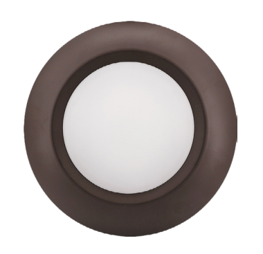 4 Inch LED Cusp Disk Light, 10 Watt, 650 Lumens, CCT Selectable, 120V (Available in Bronze and White)