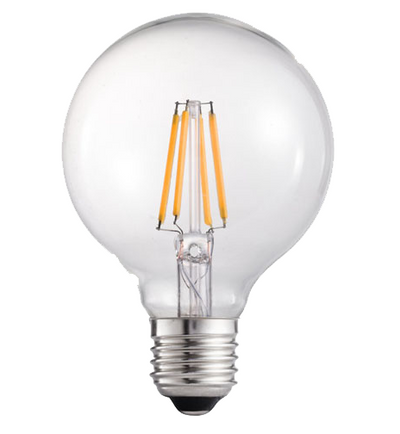 Filament LED G30 Globe 4 watt Bulb, 120V