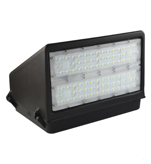 LED Full Cutoff Wall Pack, Wattage and CCT Selectable, Photocell Included, 120-277V