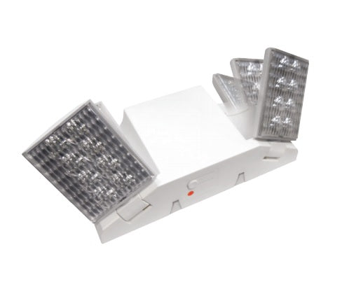 LED Thermoplastic Emergency Light with Two Adjustable Heads