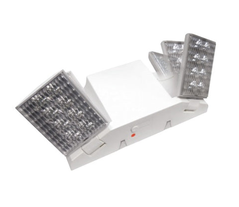 LED Thermoplastic Emergency Light with Two Adjustable Heads