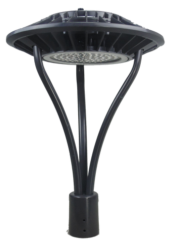 LED Post Top Light, 80 watt, 8950 Lumens, 100-277V