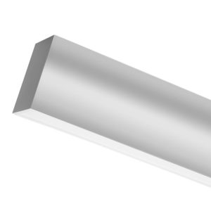 8 Foot Linear Architectural Pendant,120-277V, Wattage and CCT Selectable, Black, Silver or White Finish