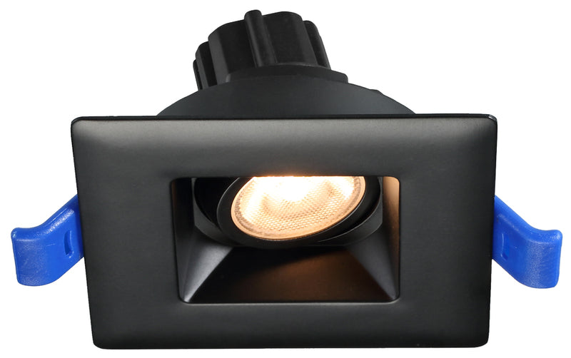 2″ Square Regressed Gimbal LED, 5.5W, Multiple CCT and Finishes