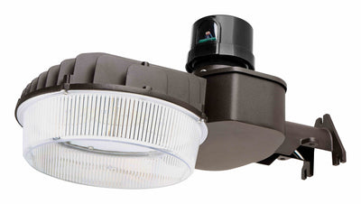 LED Dusk to Dawn, 90W, 5000K, Dark Bronze Housing, 120-277V, Arm Included