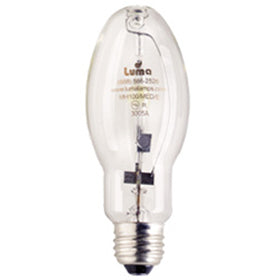 50-watt, clear, ANSI-M110, Fixture Type-enclosed, ED17 bulb, universal operating position, e26 med MH050ME