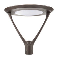 Post Top Light, 130W, 15800 Lumens, 120-277V, Wattage and CCT Selectable, Dark Bronze or Black