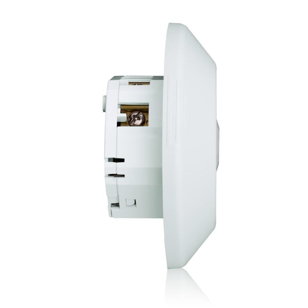 Provolt Occupancy Sensor, Line Voltage, 8'-12' Ceiling Mount, PIR Sensor 1500 sq ft, Daylighting, CEC Title 20/24 compliant. Color: White.