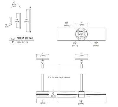 LED Pendant Downlight, 26 watt, 120-277V, Bronze or White Finish