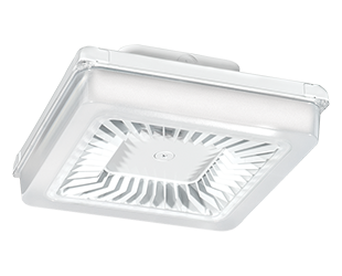 LED PORTO Garage Light, 30W, 42W or 55W, 120-277V, White